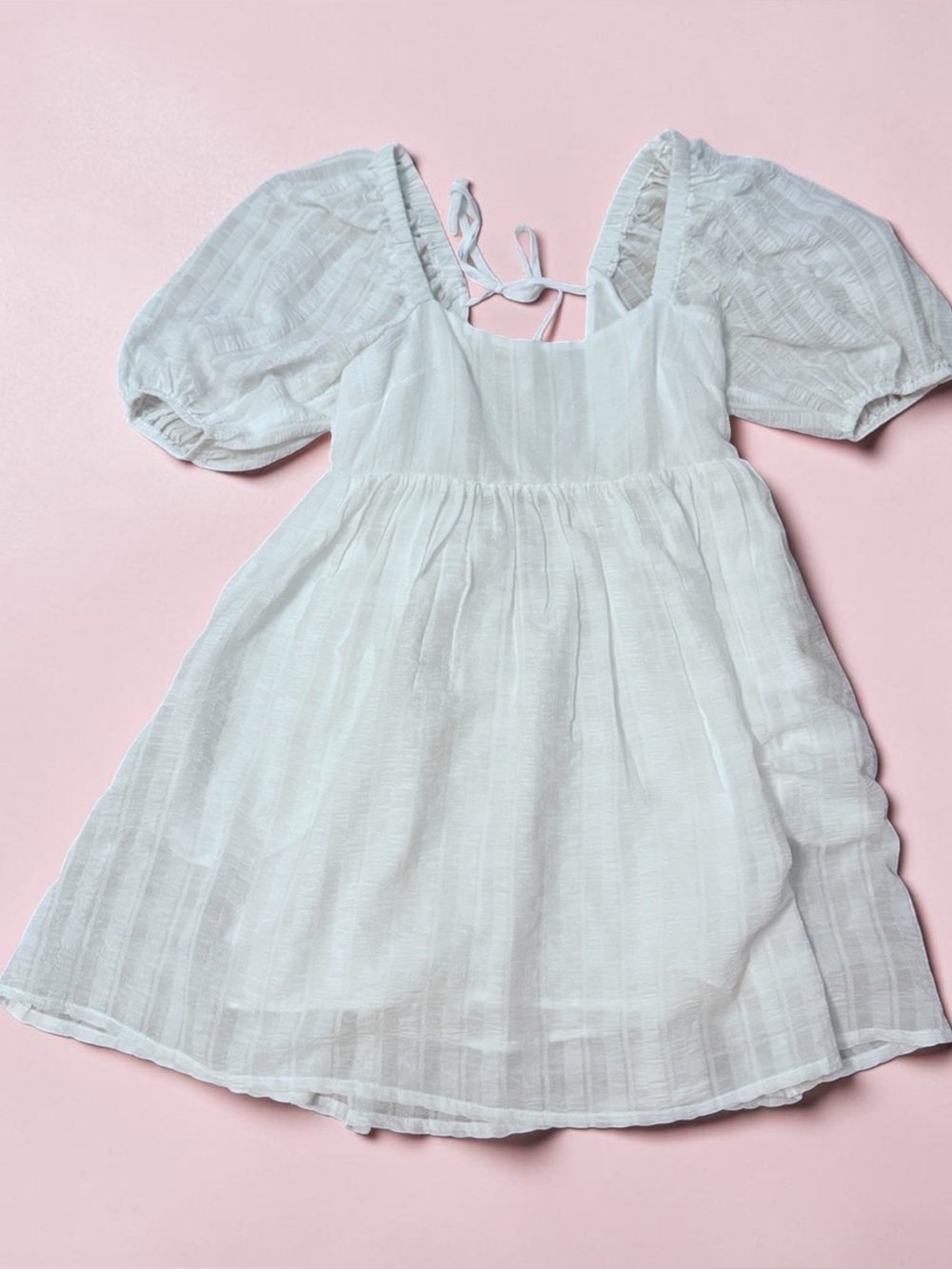 MINKPINK white Textured Dress
